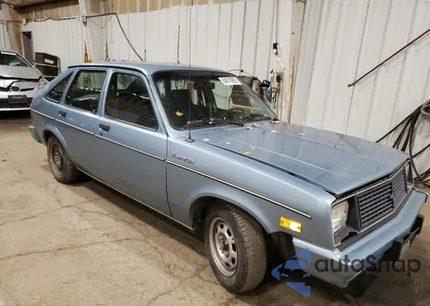 1987 Chevrolet Chevette Cs z USA, uszkodzony, nr VIN 1G1TB61C9HA105444